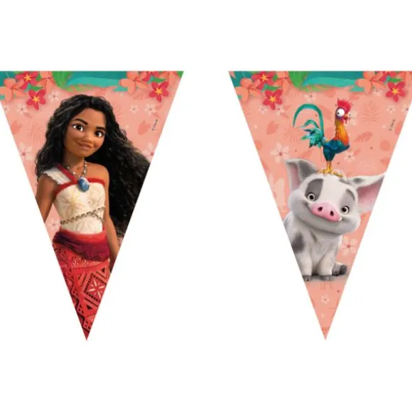 Guirlande de 9 fanions - 2,3 m - Vaiana 2™