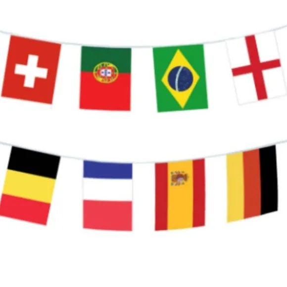 Guirlande de Fanions Pays de la Coupe du Monde 2018