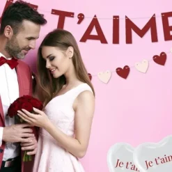 Guirlande de lettres - Je t'aime - Saint-Valentin - Collection Chéri Chérie