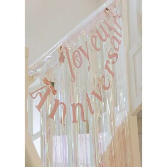 Guirlande de lettres "Joyeux Anniversaire" en papier - 2 m - Collection Fairy World
