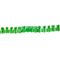 Guirlande de trèfles en papier pour Saint-Patrick - 2,5 m