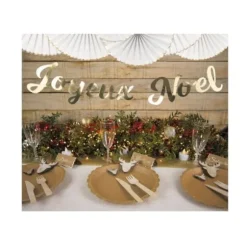 Guirlande Joyeux Noël – Or – 1M40