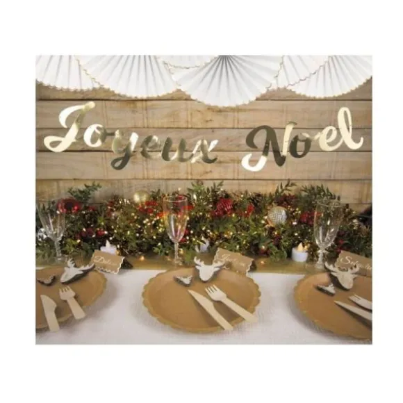 Guirlande Joyeux Noël – Or – 1M40