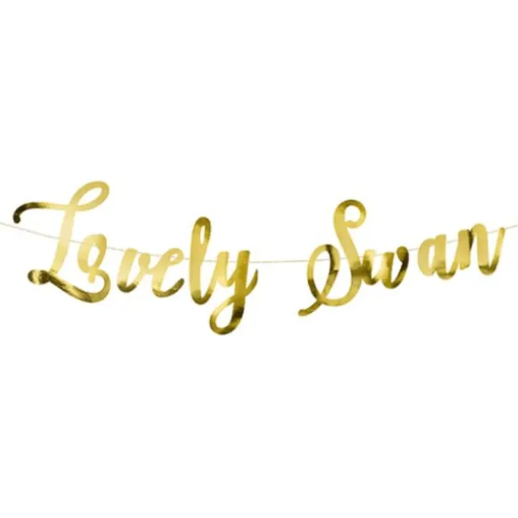 Guirlande Lettres Dorées - Lovely Swan