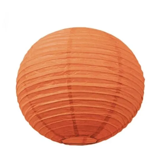 Lanterne Japonaise en Papier Orange - 50 cm