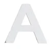 Lettre A en Bois Blanc - 5 cm