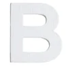Lettre B en Bois Blanc - 5 cm