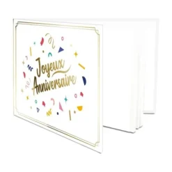 Livre d'Or - Joyeux Anniversaire - Collection Confettis