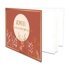 Livre d'Or - Joyeux Anniversaire - Collection Terracotta