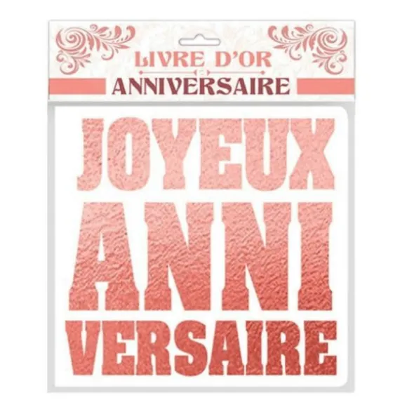Livre d'Or - Rose Gold - Joyeux Anniversaire