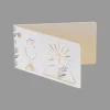 Lot de 10 étiquettes pour communion - Blanc et Or