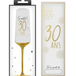 Lunettes à confettis pour anniversaire - Âge au choix