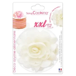 18 marguerites blanches en azyme pour pâtisseries