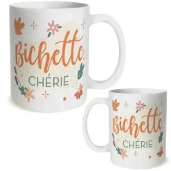 Mug Anniversaire à paillettes pour femme - Âge au choix