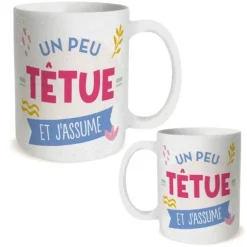 Mug Anniversaire à paillettes pour femme - Âge au choix