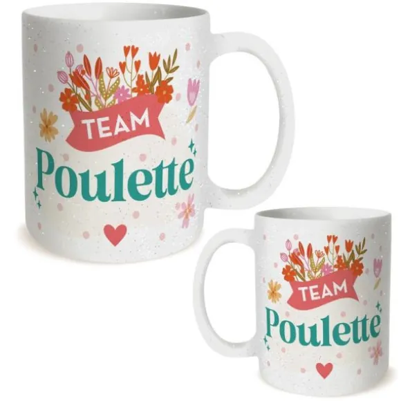 Mug Anniversaire à paillettes pour femme - Âge au choix