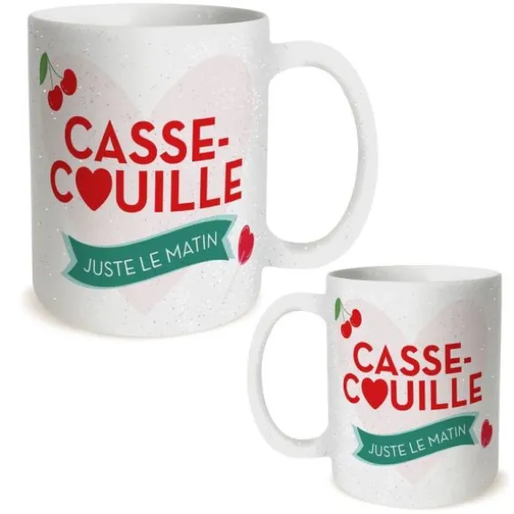 Mug Anniversaire à paillettes pour femme - Âge au choix