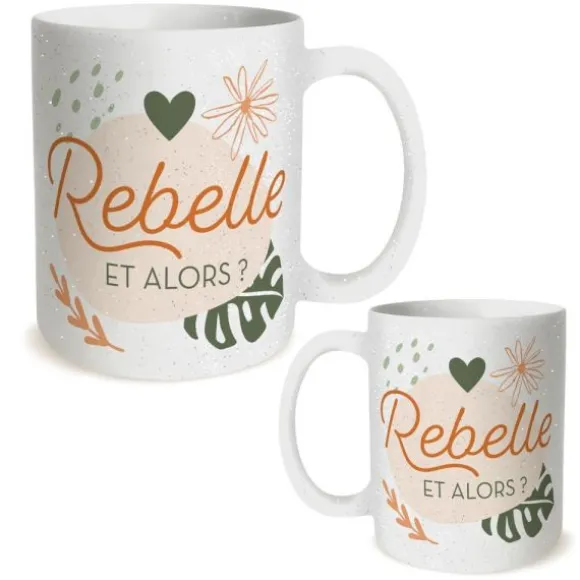 Mug Anniversaire à paillettes pour femme - Âge au choix