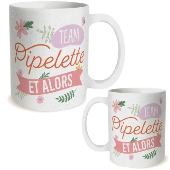 Mug Anniversaire à paillettes pour femme - Âge au choix