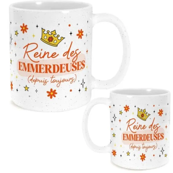 Mug Anniversaire à paillettes pour femme - Âge au choix