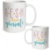 Mug à paillettes - A.E.S.H. trop géniale - Collection Merci pour cette année