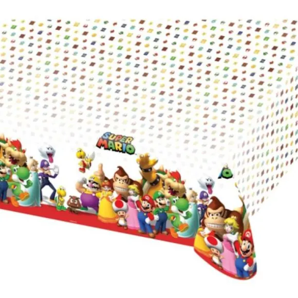 Nappe en plastique FSC® - 120 x 180 cm - Super Mario™