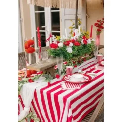 Nappe en tissu - 1,40 x 2,40 m - Collection Mix & Match - Couleur au choix