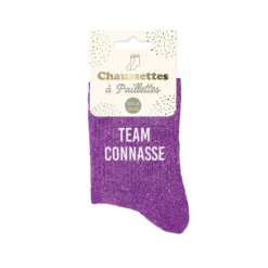 Paire de chaussettes à paillettes pour femme - Modèle au choix