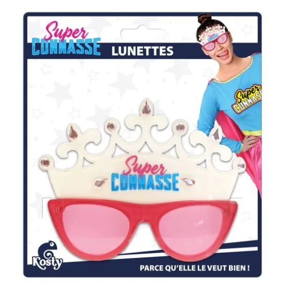 Paire de lunettes humoristique - Super Connasse