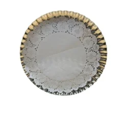 Présentoir doré de 4 étages à gâteaux