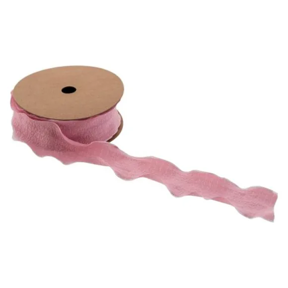 Rouleau de ruban en satin - 25 m - Couleur au choix