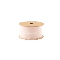 Ruban effiloché en mousseline de soie - Couleur au choix