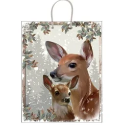 Sac Cadeaux de Noël - Biche - Modèle Moyen