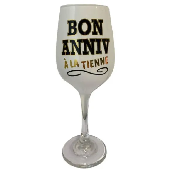 Sachet de 6 ballons Métallisés Or - Joyeux Anniversaire