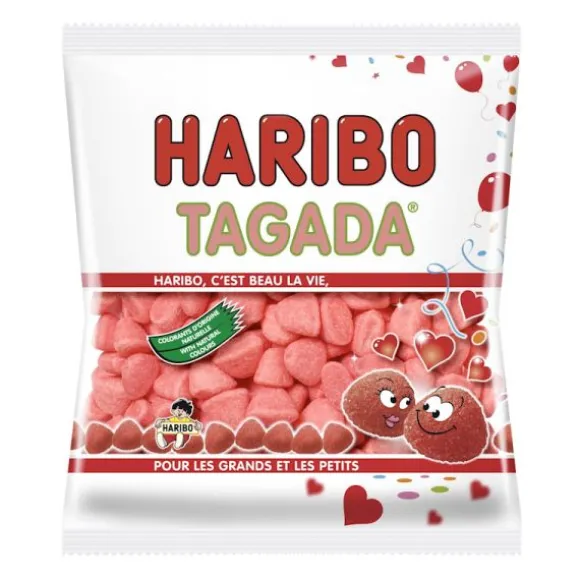 Sachet de bonbons gélifiés - Fraises Tagada - HARIBO - 120 g