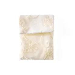 Sachet de 3 Sachets à Dragées Brodés - Ivoire