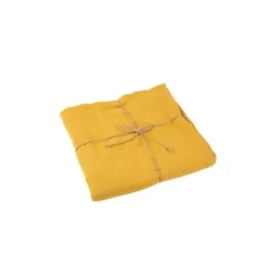 4 serviettes en gaze de coton - Couleur au choix