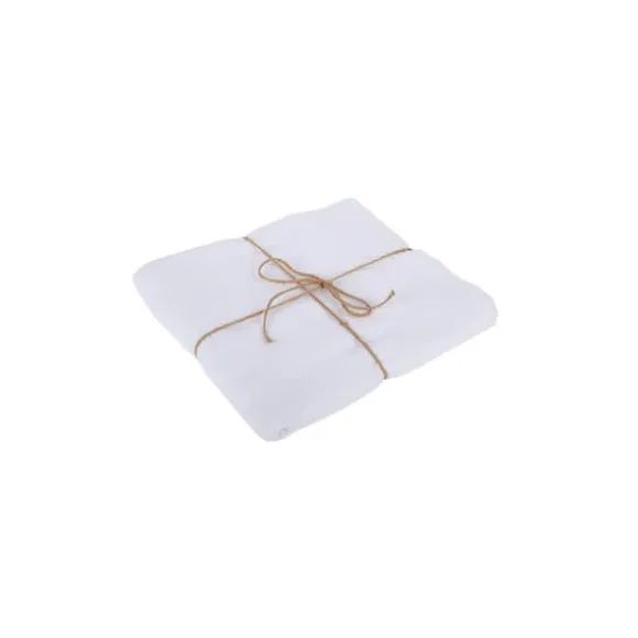 4 serviettes en gaze de coton - Couleur au choix