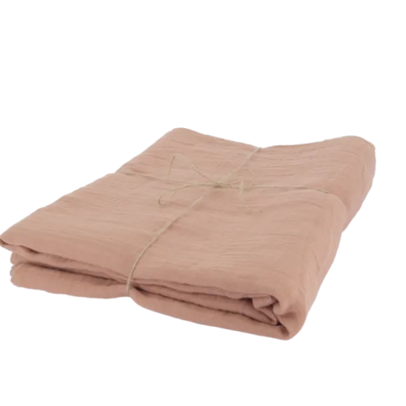 4 serviettes en gaze de coton - Couleur au choix
