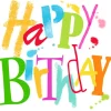 20 serviettes en papier - 33 x 33 cm - À la Carte "Happy Birthday Dance"