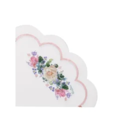 16 Serviettes - Wedding in rose