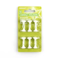 12 Supports pour Bougies Blancs