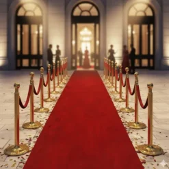Tapis de cinéma rouge - 15 m