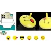 Toupie Lumineuse Collection Smiley - 6 cm - Modèle Aléatoire