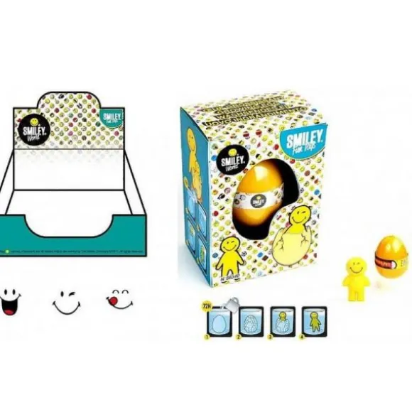 Œuf Grossissant de Smiley - 6,5 cm - Modèle Aléatoire
