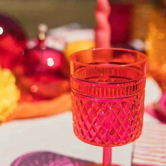 Verre à pied Élixir réutilisable en plastique - 270 ml - Couleur au choix